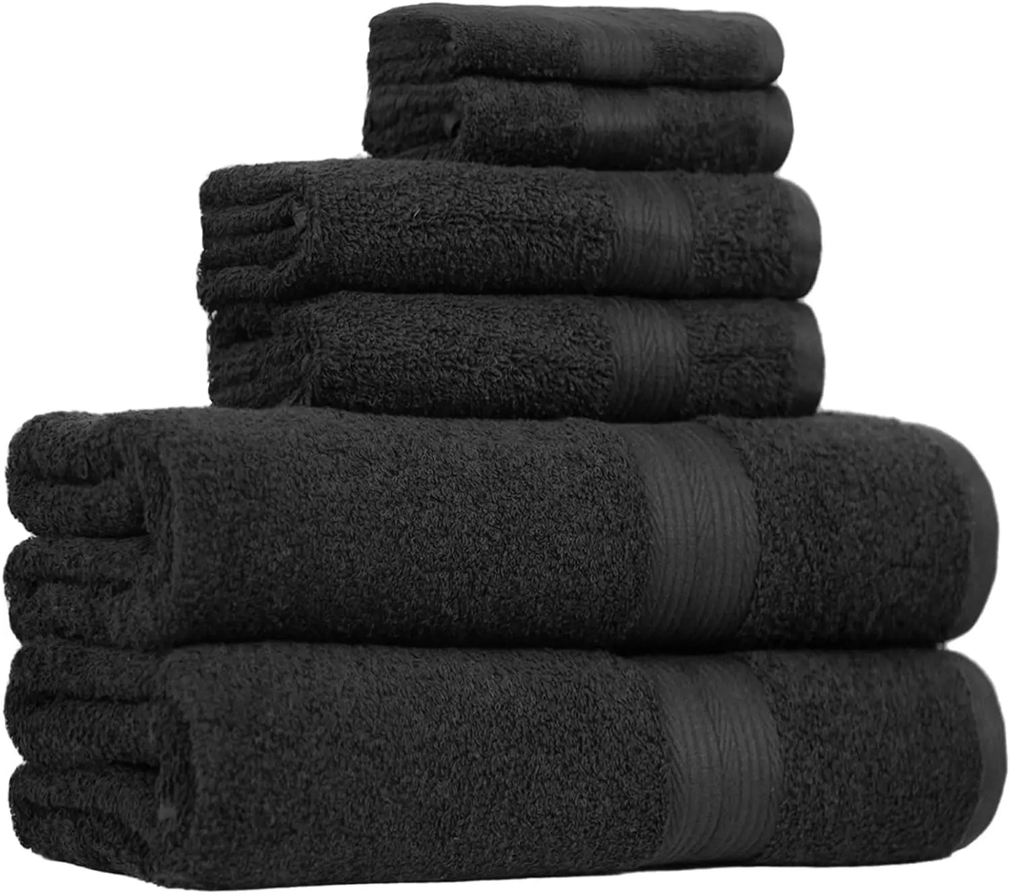 6 Piece Oversized Bathroom Towel Set