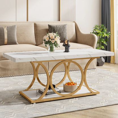 Rectangle Coffee Table, 47.24-inch