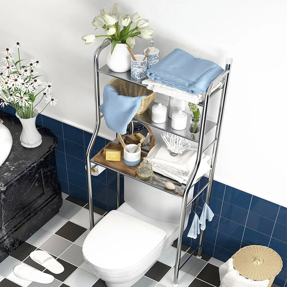 Freestanding Over Toilet Storage Shelf, 2 or 3 Tiers