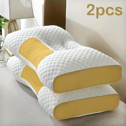 2pcs Ergonomic Orthopedic Contour Support Pillow