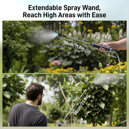 2.1 Gallon Electric Garden Sprayer with Adjustable Shoulder Strap