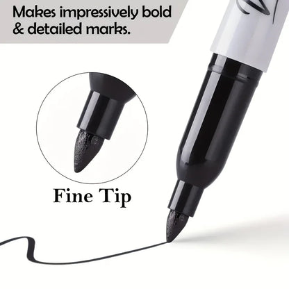 20/40/60-Pack Dual-Tip Permanent Markers
