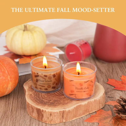 12 Pack Fall Scented Soy Candles