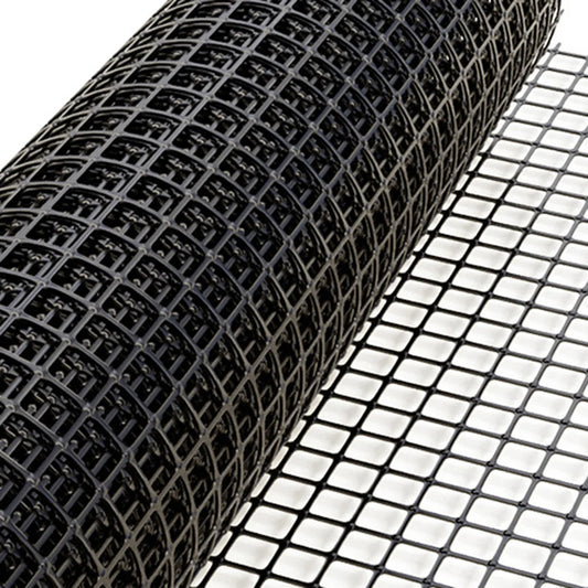 Fence Net Lattice Mesh Black Plastic With 20pcs Zip Ties