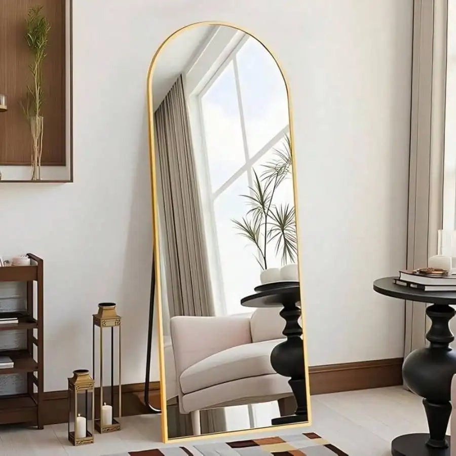 Arched Full Length Mirror Wall Mounted or Hung 59"x16.2 "
