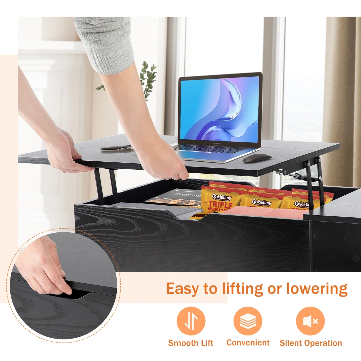 Lift Top Coffee Table  39.37"x19.7"