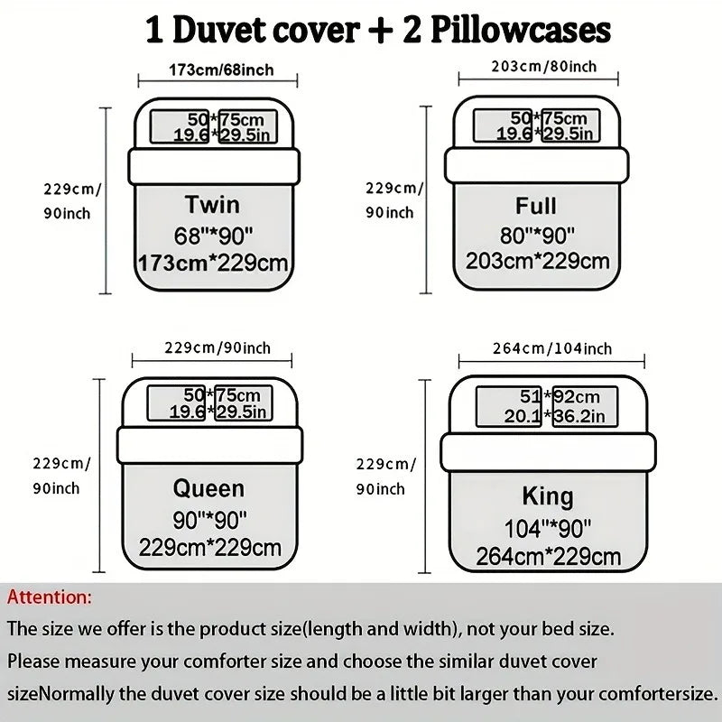 3pcs Digital Print Quilt Set Cool Technology