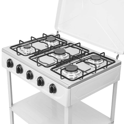 5 Burner Gas Grill for Cooking Outside