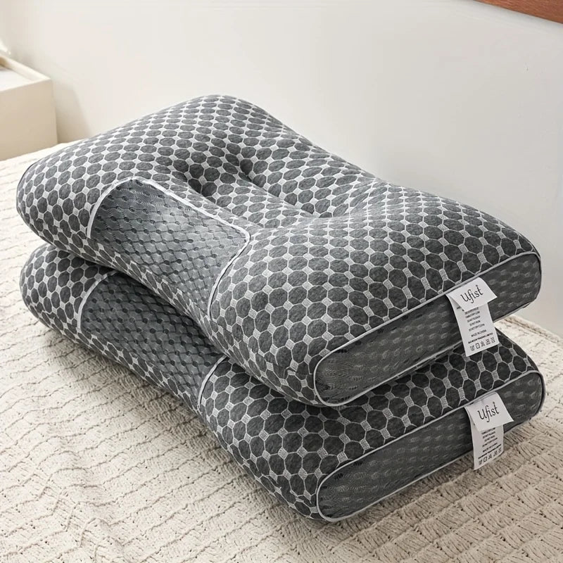 2pcs Ergonomic Orthopedic Contour Support Pillow