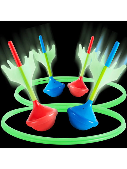 6Pcs Glow in The Dark Lawn Darts Game