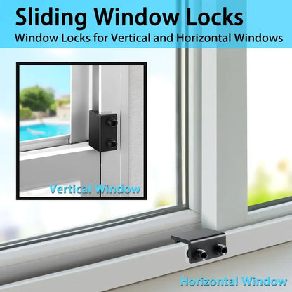 12 Pack Sliding Window Locks with Key