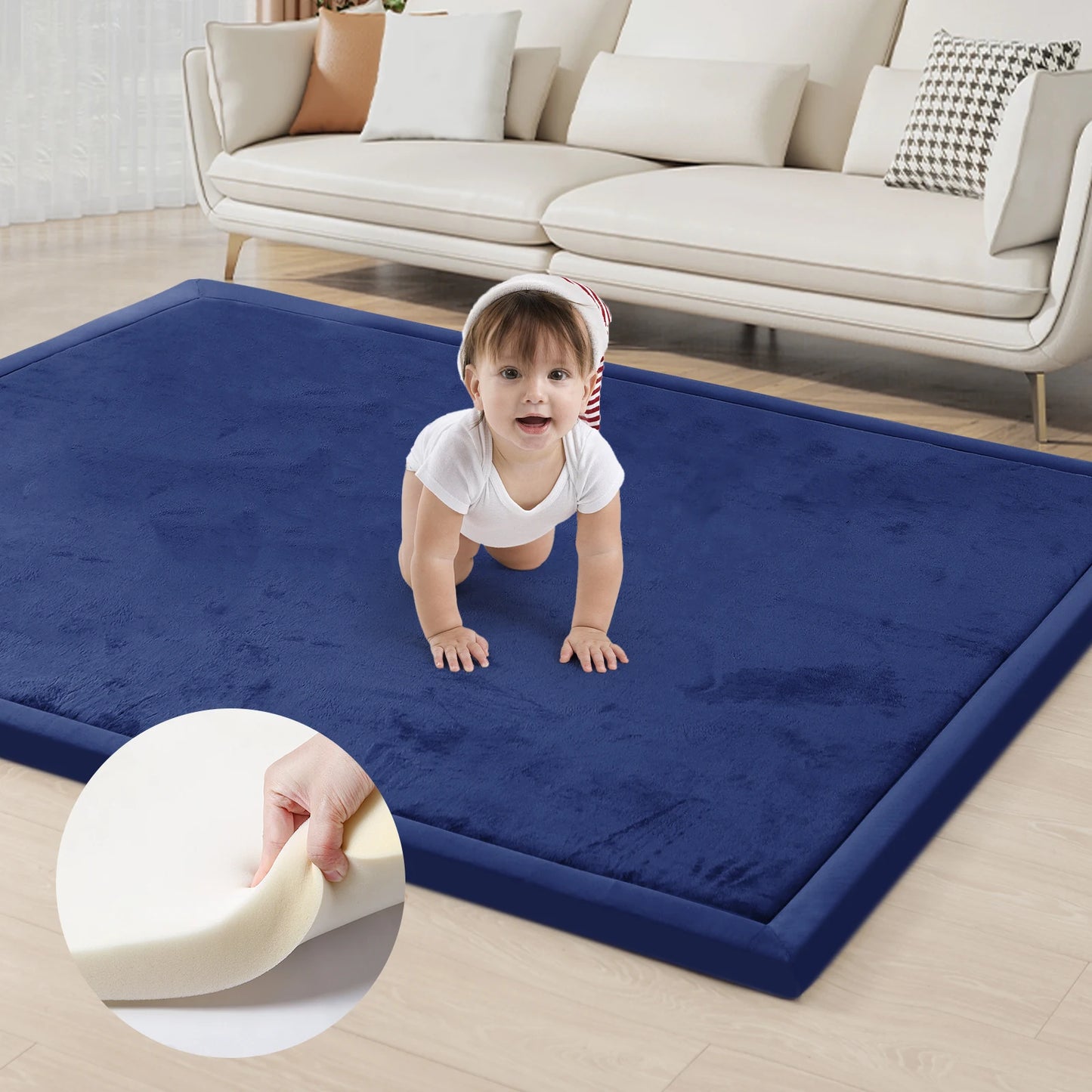Protective Carpet 1.2in Thick, Comes in 4 Colors and Sizes