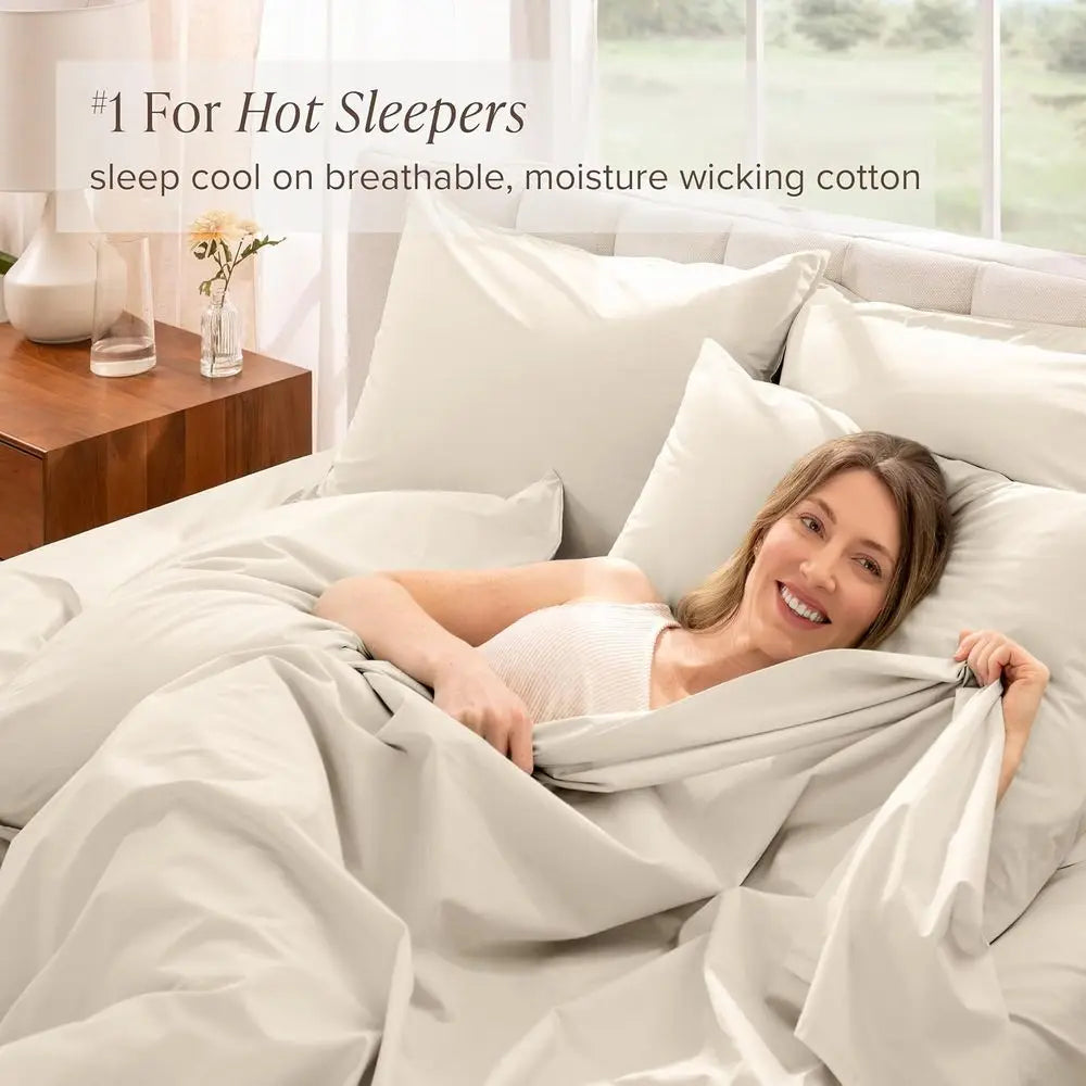 100% Organic Cotton Sheet Set & Pillowcases