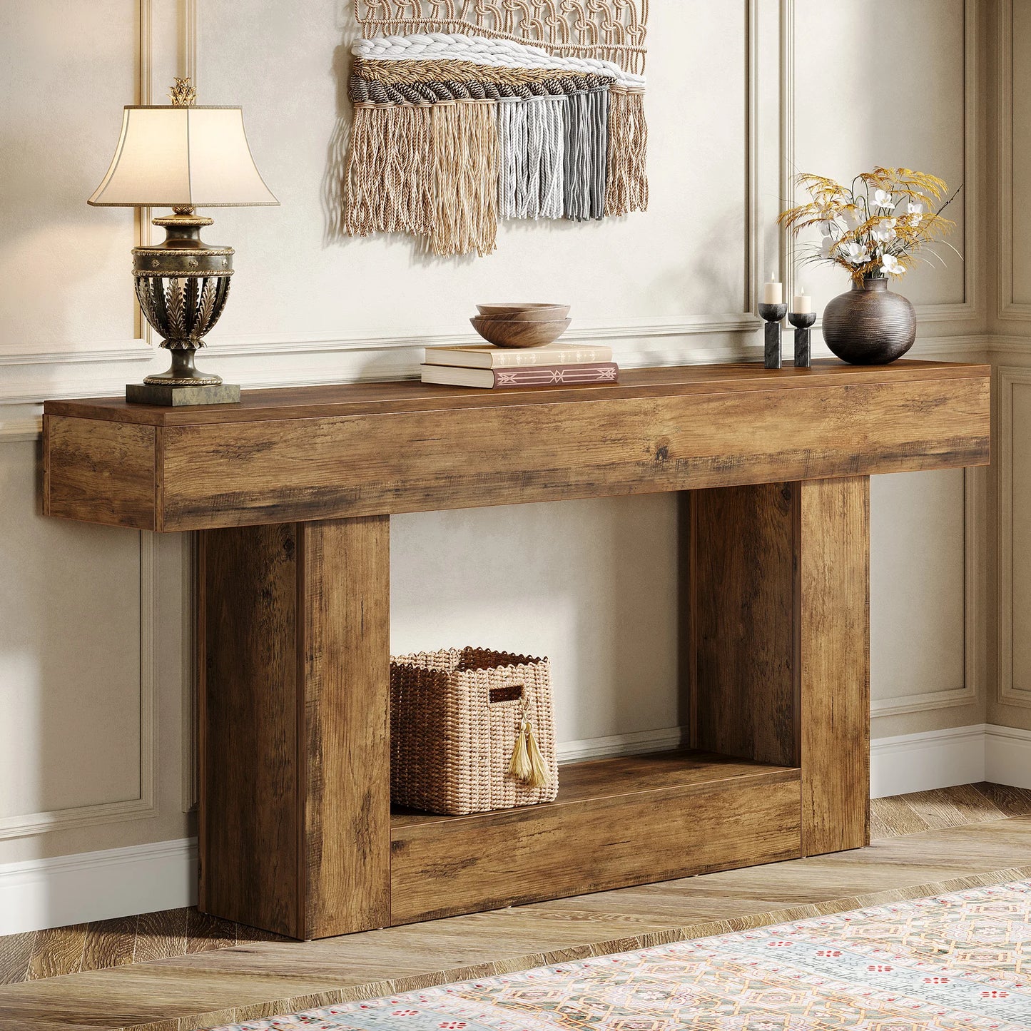 Farmhouse 2-Tier Table