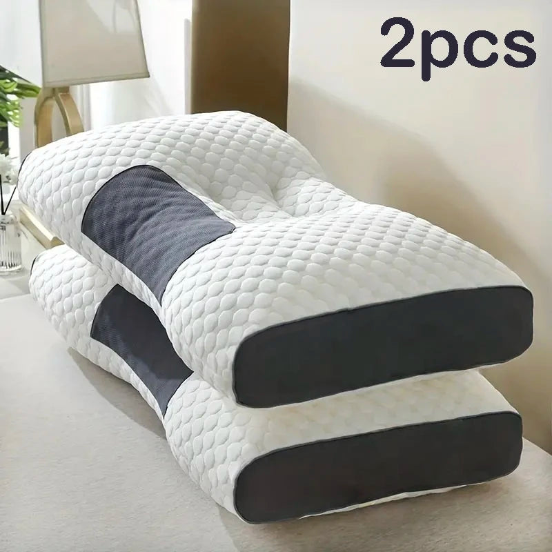 2pcs Ergonomic Orthopedic Contour Support Pillow