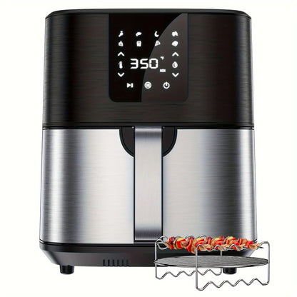 Large Air Fryer, 1500W 7QT Adjustable Temperature 100-400°F