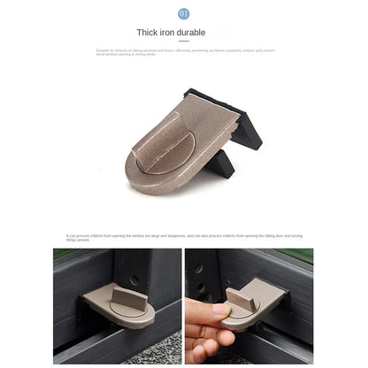 No-Drill Sliding Door Lock