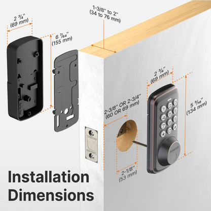 Keyless Entry Door Lock And Deadbolt
