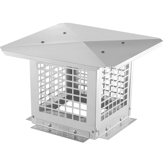 Silver Chimney Cap comes in 4 Sizes.