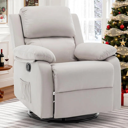 Recliner Chair, 360 Swivel Rocker Chair