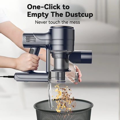 Corded Stick Vacuum Cleaner 25KPa 600W Powerful 6 in1 Lightweight