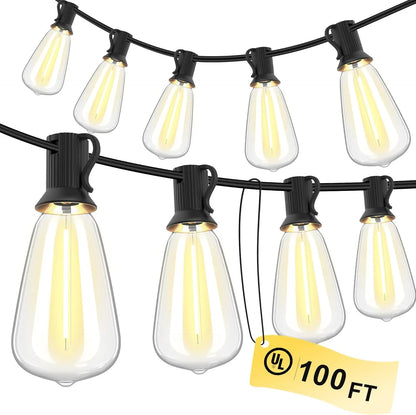 LED Outdoor String Lights with Length Options