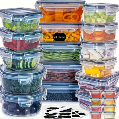 48Pcs BPA-Free Food Storage Set with Lids