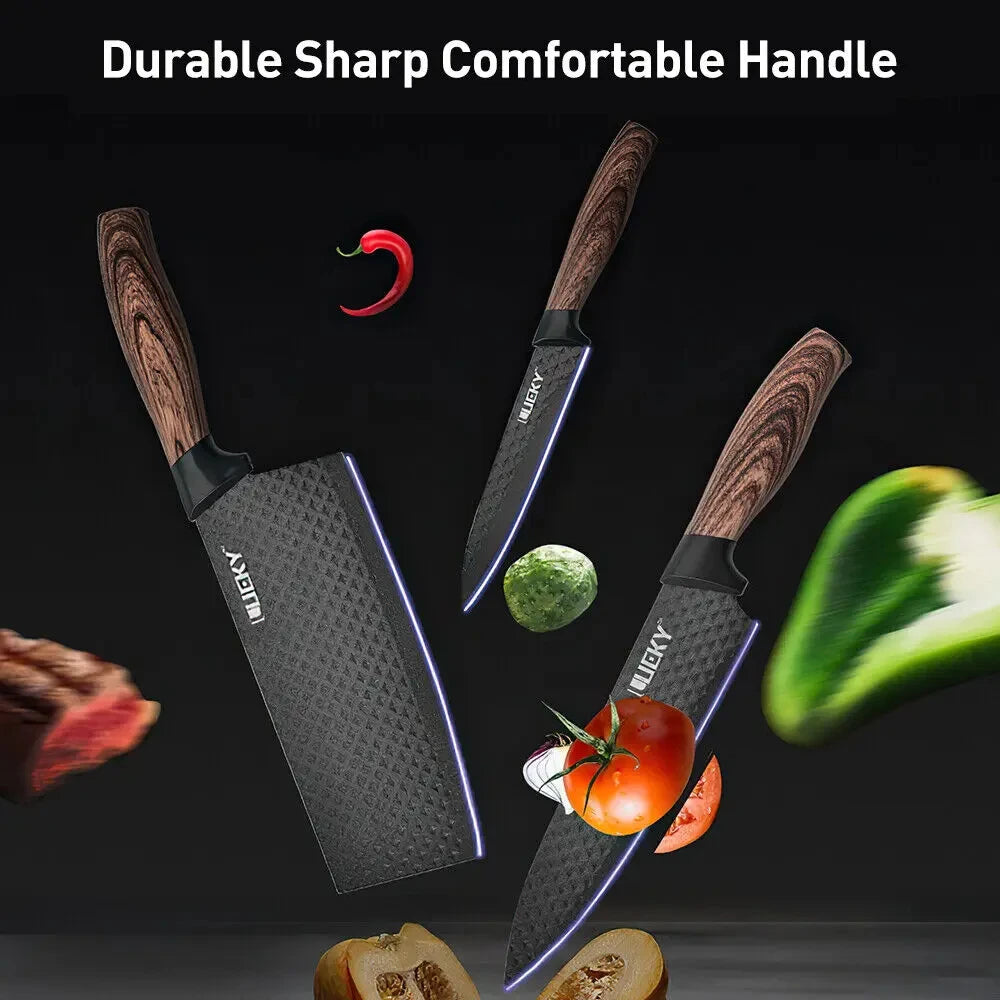 Six Piece Stainless Steel Kitchen Knife Set