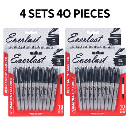 20/40/60-Pack Dual-Tip Permanent Markers