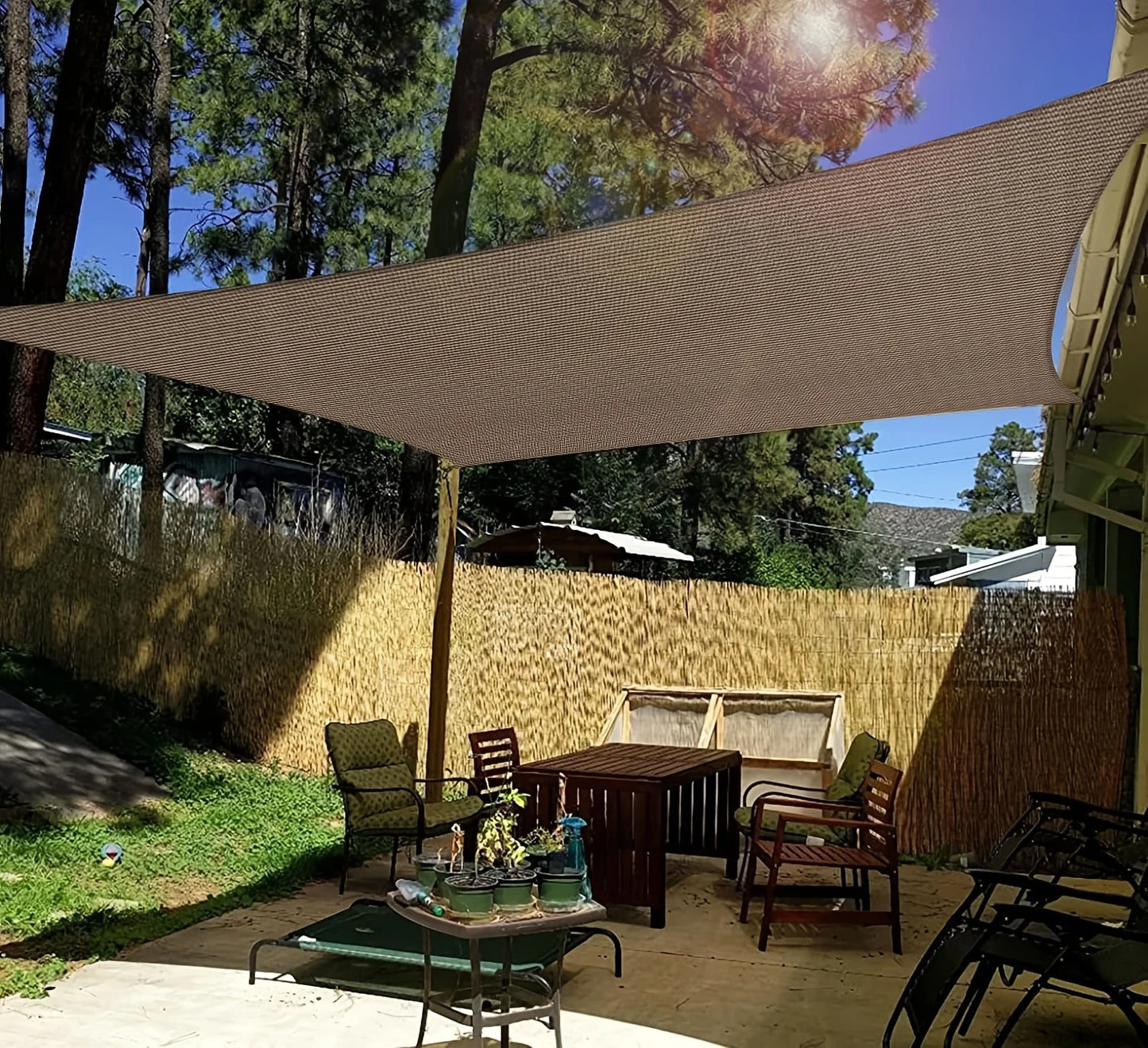 Backyard Shade Net - Ultra Dense, Durable & Multiple Sizes