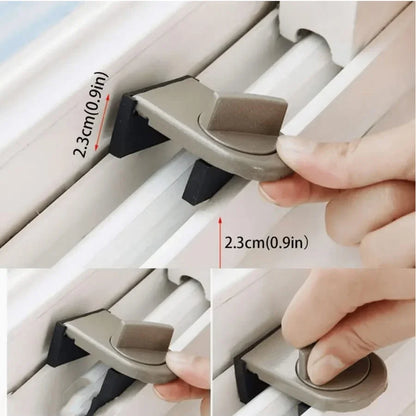 No-Drill Sliding Door Lock
