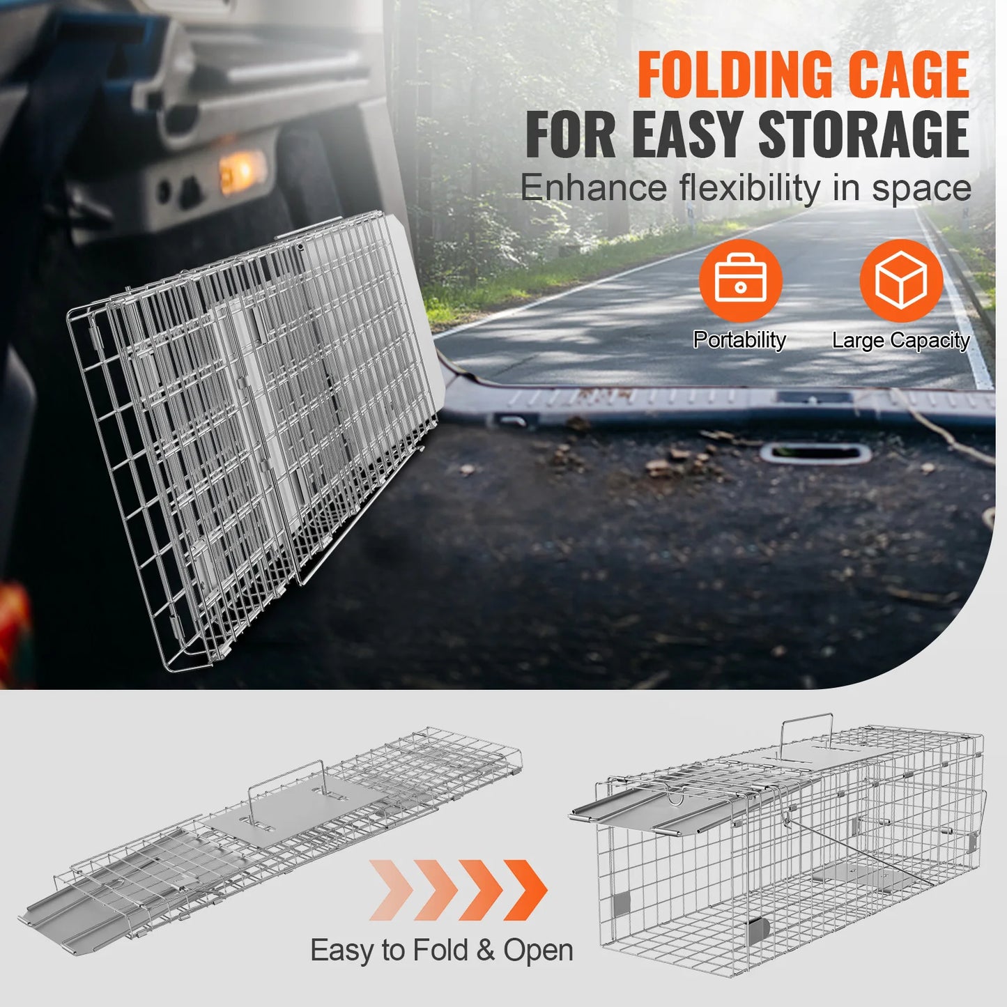 Live Animal Cage Humane Trap