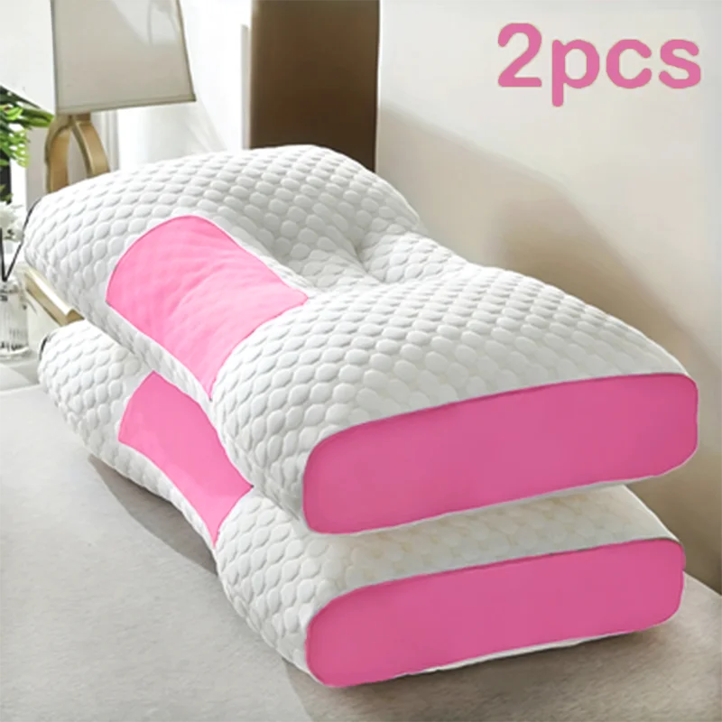 2pcs Ergonomic Orthopedic Contour Support Pillow