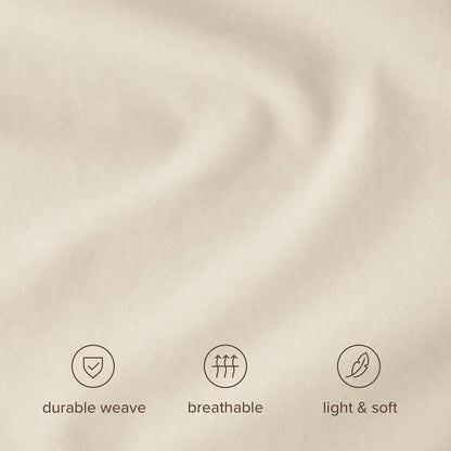 100% Organic Cotton Sheet Set & Pillowcases