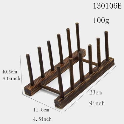 Wooden Kitchen Dish Drain Rack/ Book File Holder