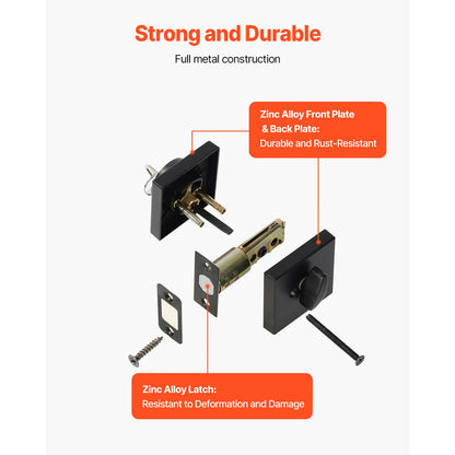 Deadbolt Lock Square Single Cylinder