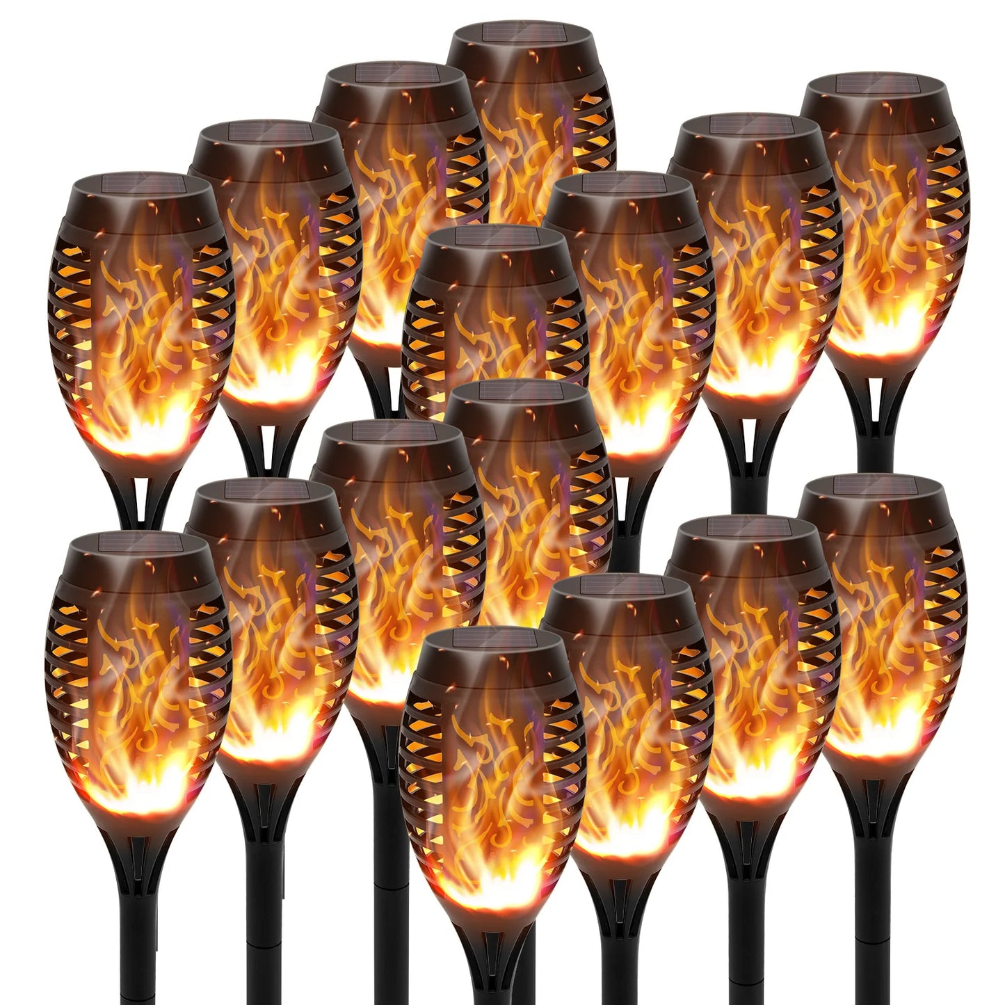 Solor Powered Flickering Flame Lights