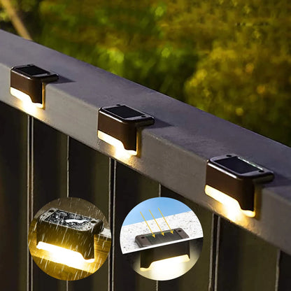 Solar LED Lights Outdoor Garden / Deck Lamp