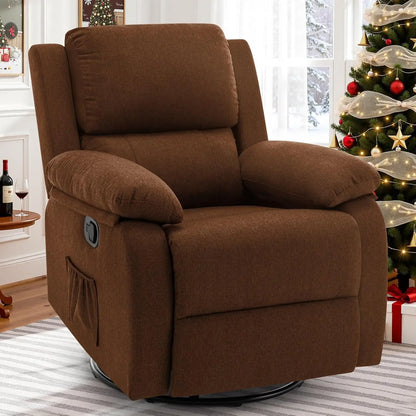 Recliner Chair, 360 Swivel Rocker Chair