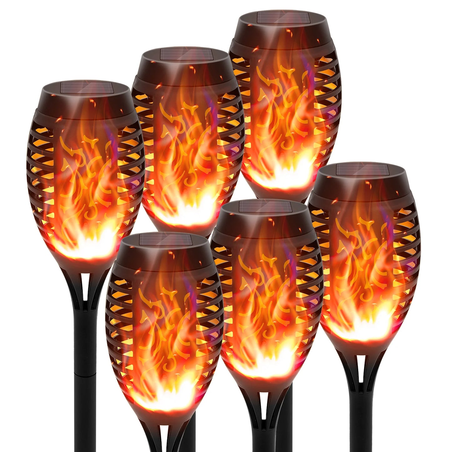 Solor Powered Flickering Flame Lights