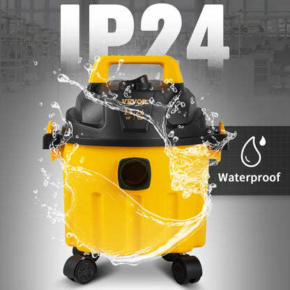 Portable Shop Vacuum 2.6 Gal with Blowing Function Attachment