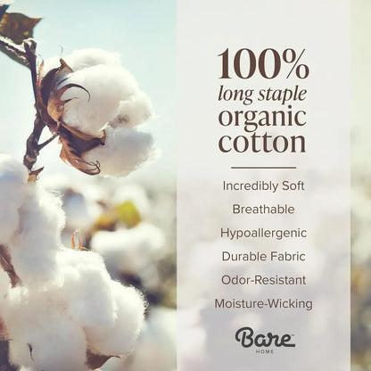 100% Organic Cotton Sheet Set & Pillowcases