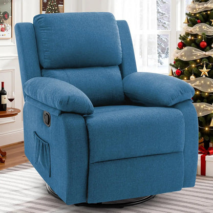 Recliner Chair, 360 Swivel Rocker Chair