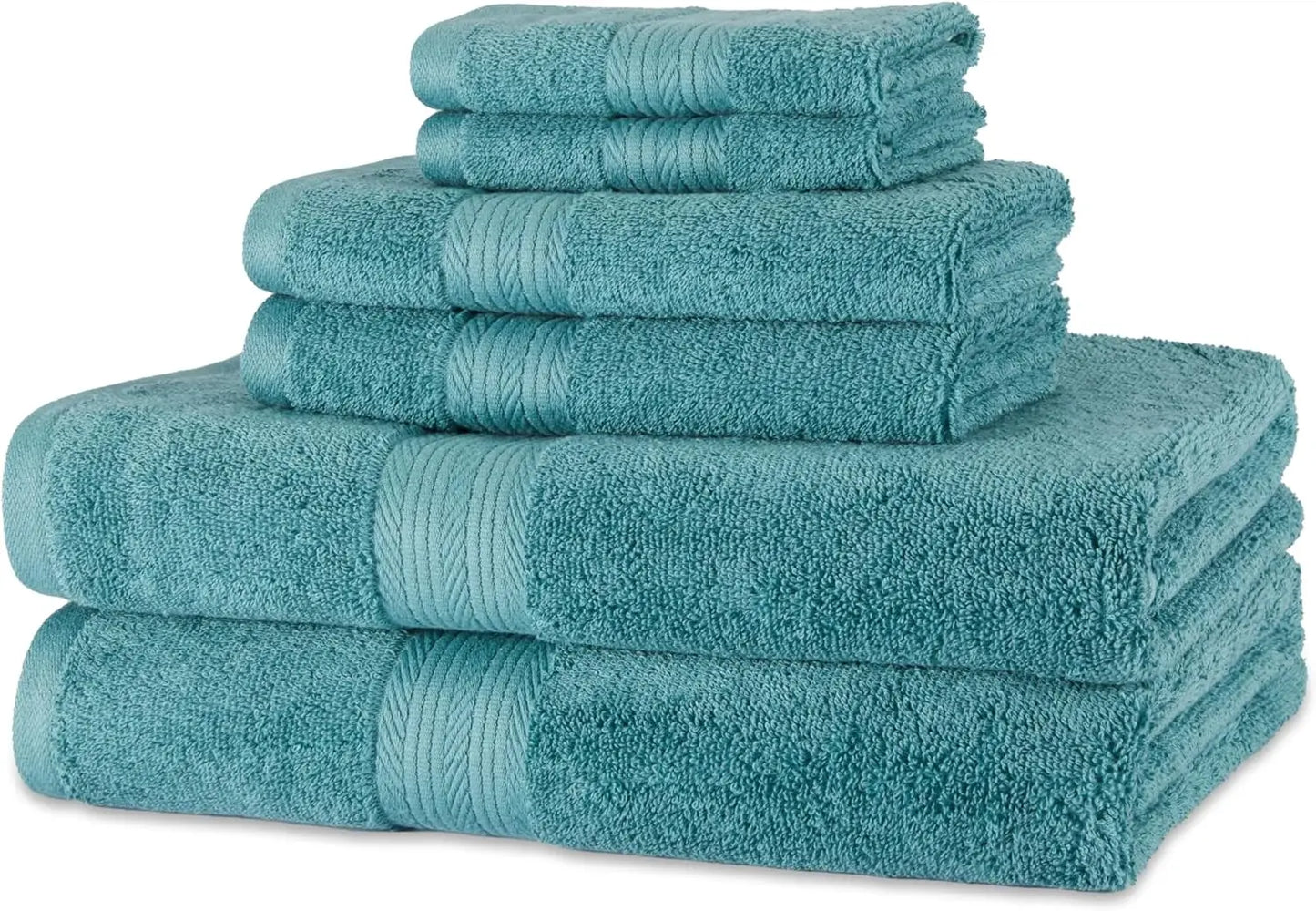 6 Piece Oversized Bathroom Towel Set