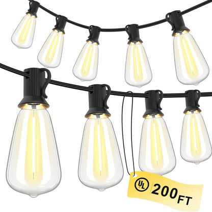 LED Outdoor String Lights with Length Options