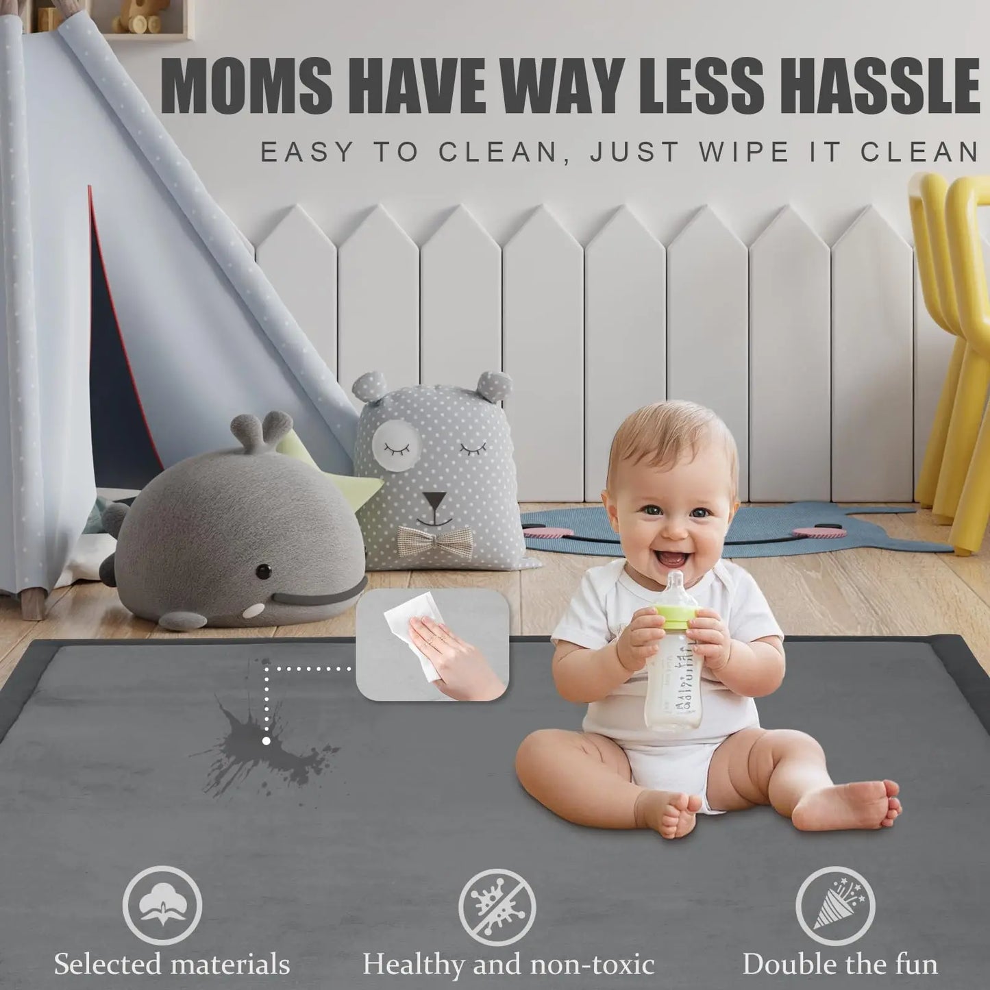 Protective Carpet 1.2in Thick, Comes in 4 Colors and Sizes