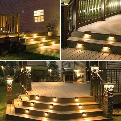 Solar LED Lights Outdoor Garden / Deck Lamp