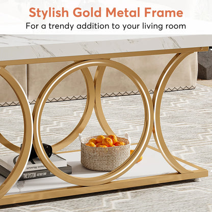 Rectangle Coffee Table, 47.24-inch