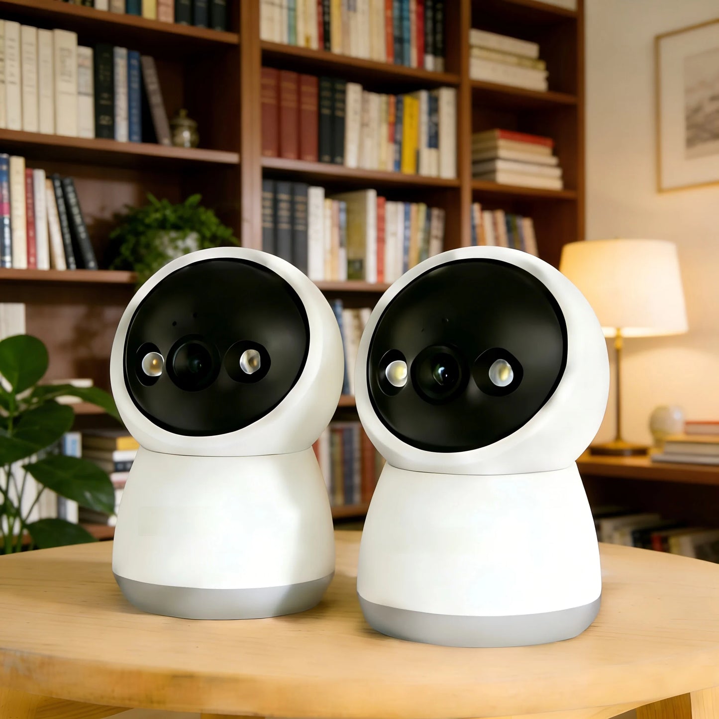 Camera with Phone App, 2.4GHz WiFi,  360° Pan & Tilt, 2-Way Audio, Night Vision