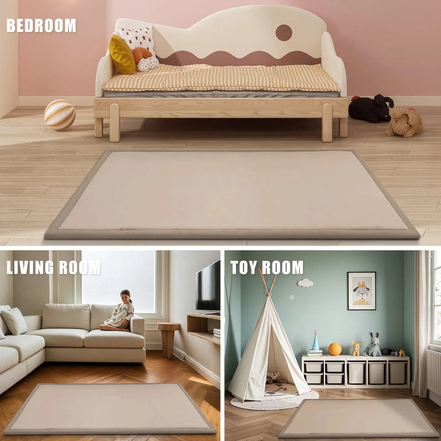 Protective Carpet 1.2in Thick, Comes in 4 Colors and Sizes